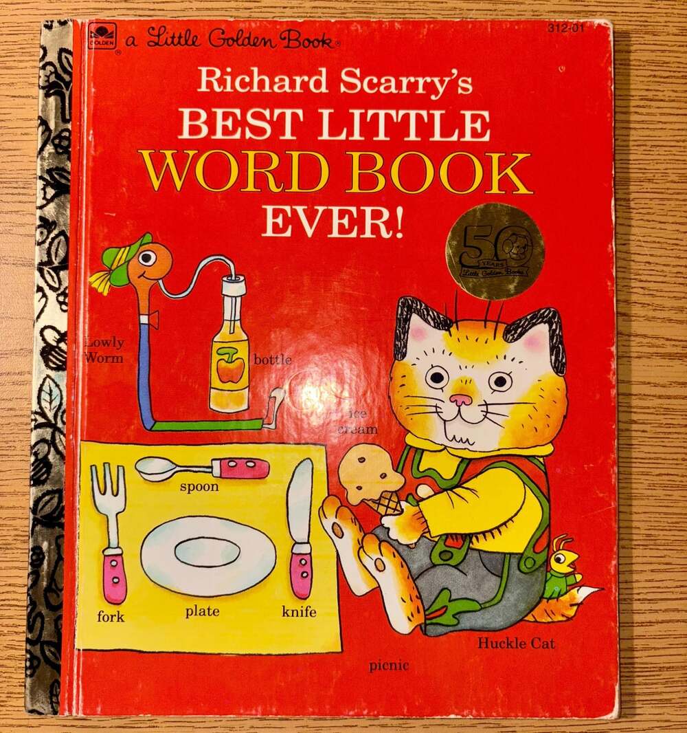 Richard Scarry’s Best Little Word Book Ever! | Vintage 1992 Little Golden Book |